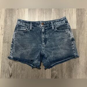 Universal Thread Denim Jean Shorts-Raw Hem, Med Wash-Women’s Sz 2